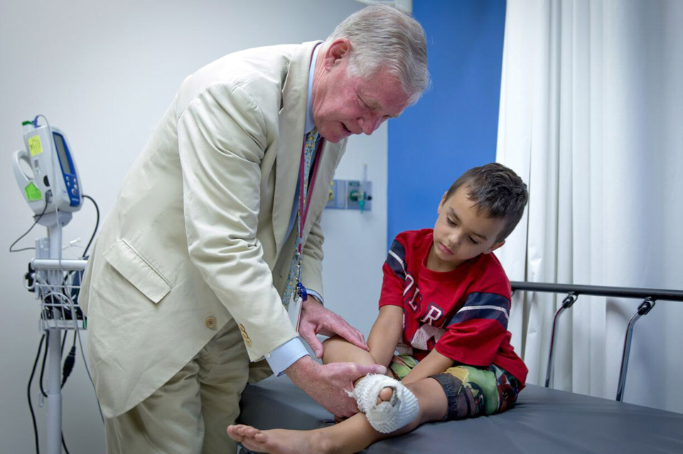 un médico y un paciente