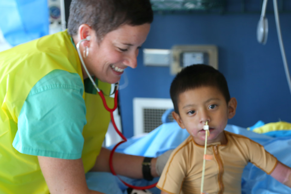 nurse with patient