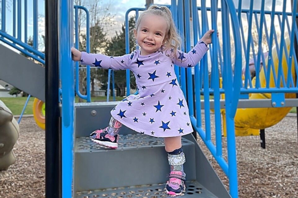 female patient on playground