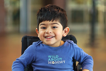 male patient in wheelchair