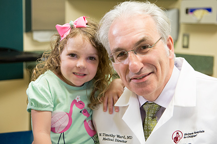 young female patient with physician