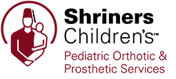 Logotipo de Servicios de ortesis y prótesis pediátricas de Shriners Children's