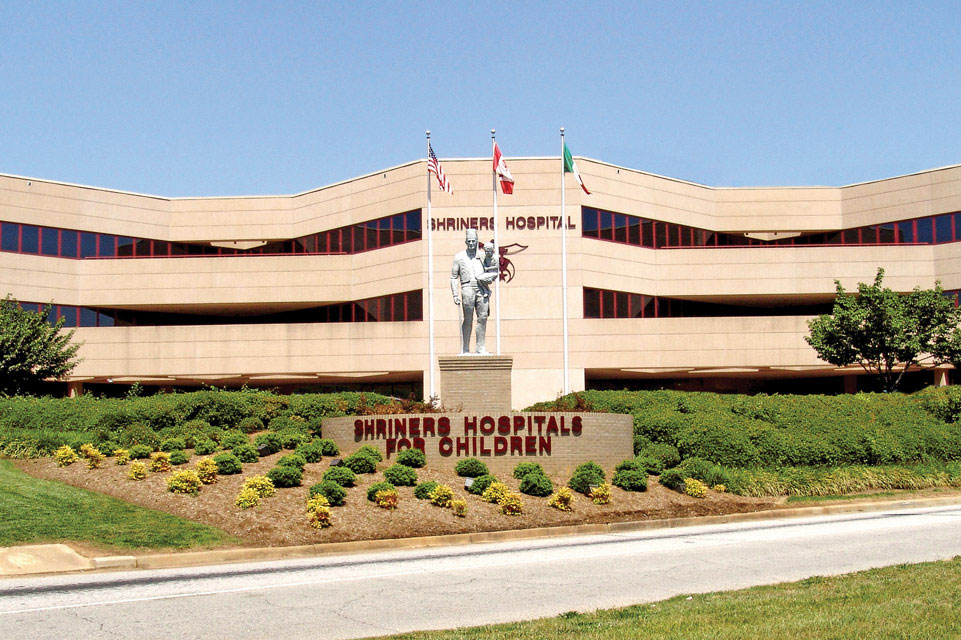 exterior del hospital de Greenville