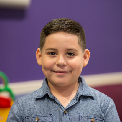 male patient smiling