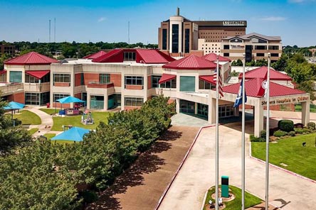 exterior del hospital de Shreveport