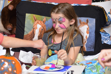 patient face painting