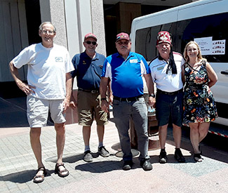 Volunteers and Shriners