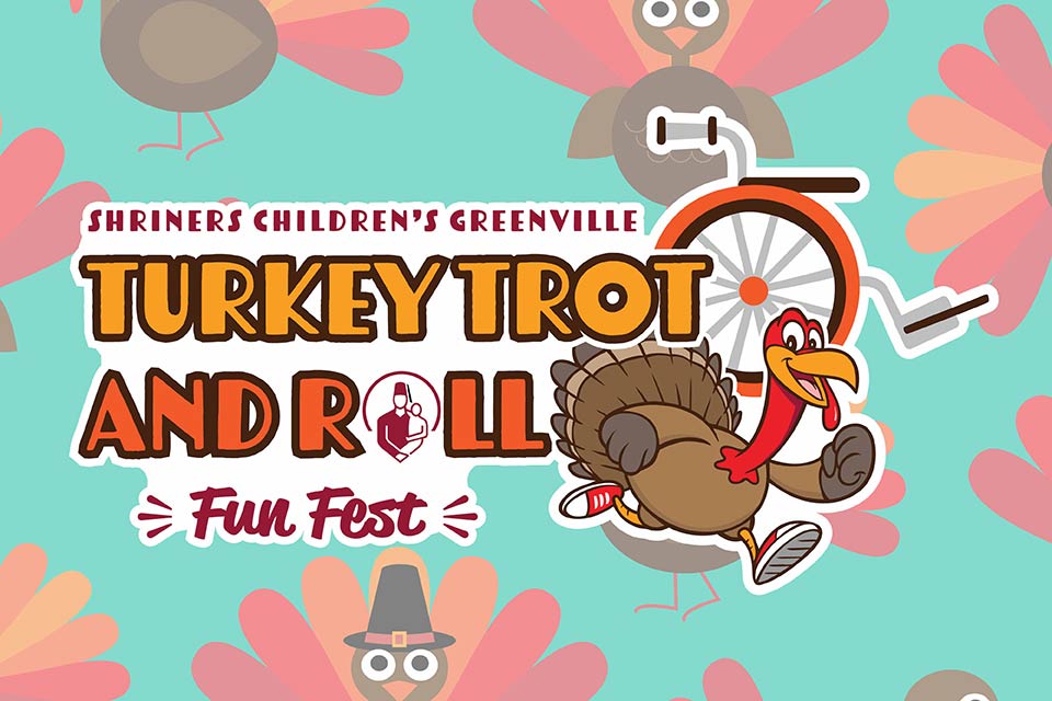 Shriners Children's Greenville Turkey Trot and Roll Fun Fest logo