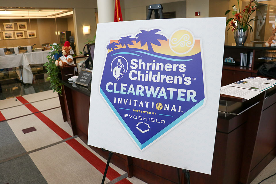 Logotipo de Clearwater Invitational en exhibición