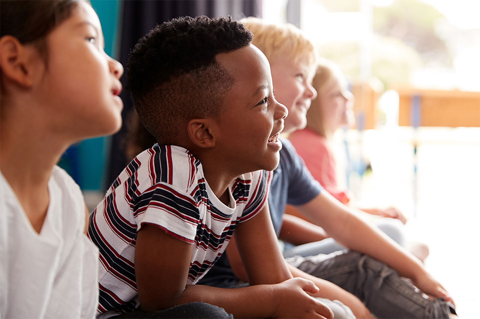 small group of children