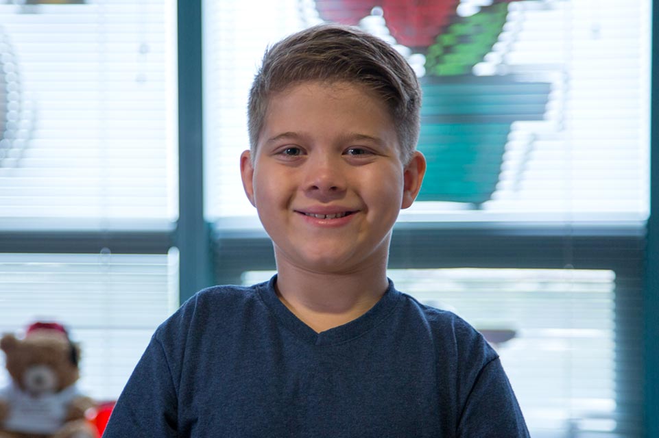 male patient smiling