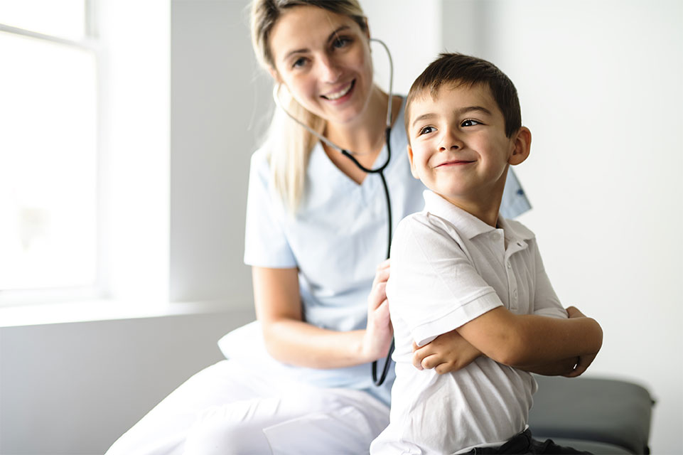 un paciente y un médico