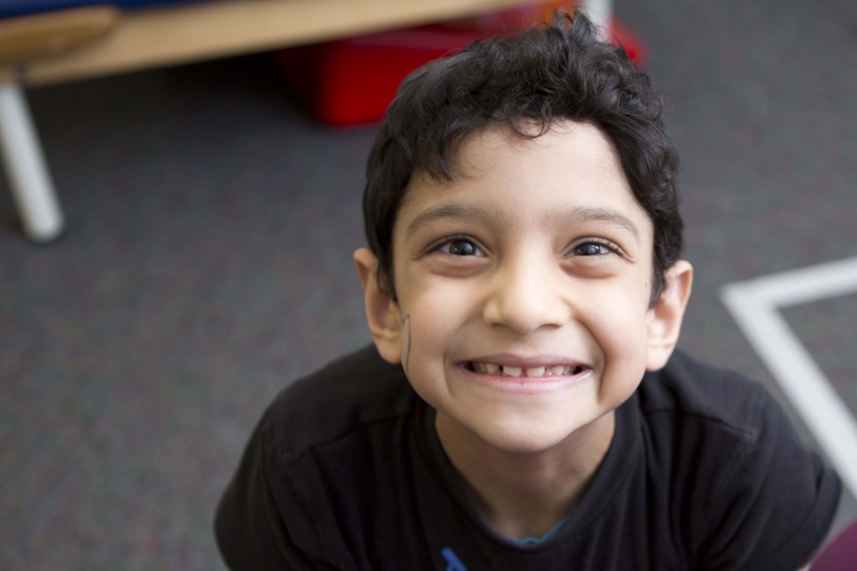 male patient smiling