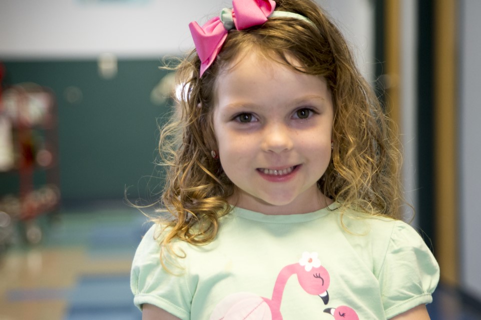 female patient smiling